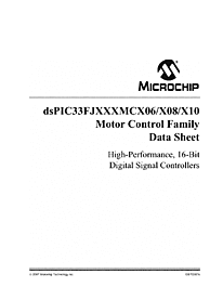 DataSheet dsPIC33FJ128MC706 pdf